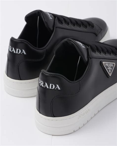 prada gold leather sneakers|prada leather sneakers women's.